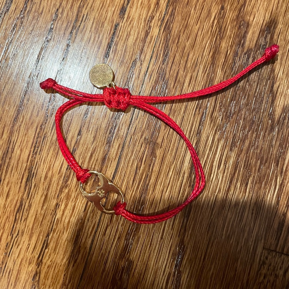 Tory Burch Red String Bracelet. Embrace Ambition Bracelet.